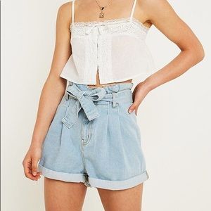 Urban Outfitters Paper-bag Waist Shorts